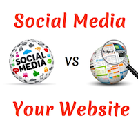 Social Media vs. Website - Domains - Social Media
