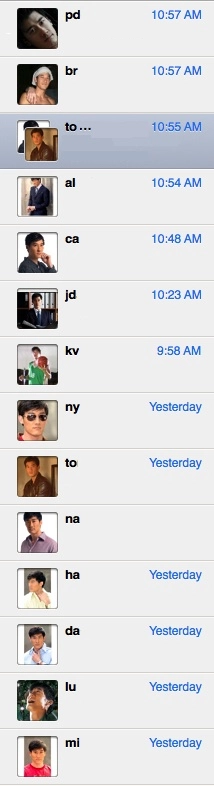Chat avatars all changed to same person for prank