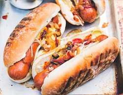 Cowboy Hot Dog with Bison - American Style Hot Dog Recipes