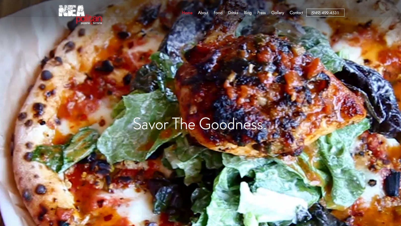 top html5 websites - pizza websites - food websites