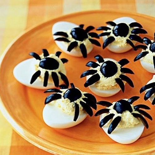 Friday Five: Frightening Finger Foods for Halloween - spider eggs