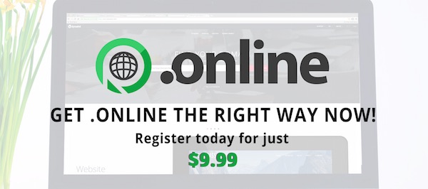 $9.99 .ONLINE Domain Sale!