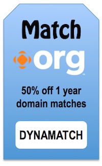 50% Off .ORG Domain Match Sale