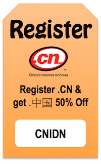 Buy 1 Get 1 50% Off .CN & .ä¸­å½ Sale