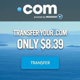 $8.39 .COM Transfer Sale