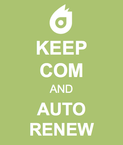 Keep Calm Meme - Keep COM & Auto-Renew