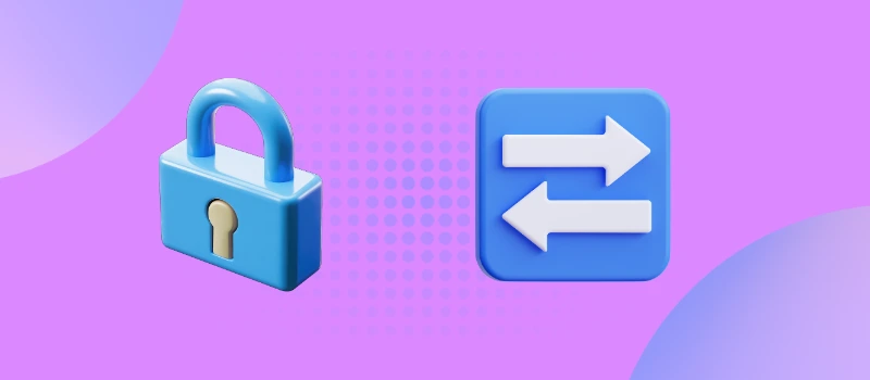 60-Day Domain Lock comparison graphic with a padlock and two-way arrows, representing registration locks vs domain transfer locks.