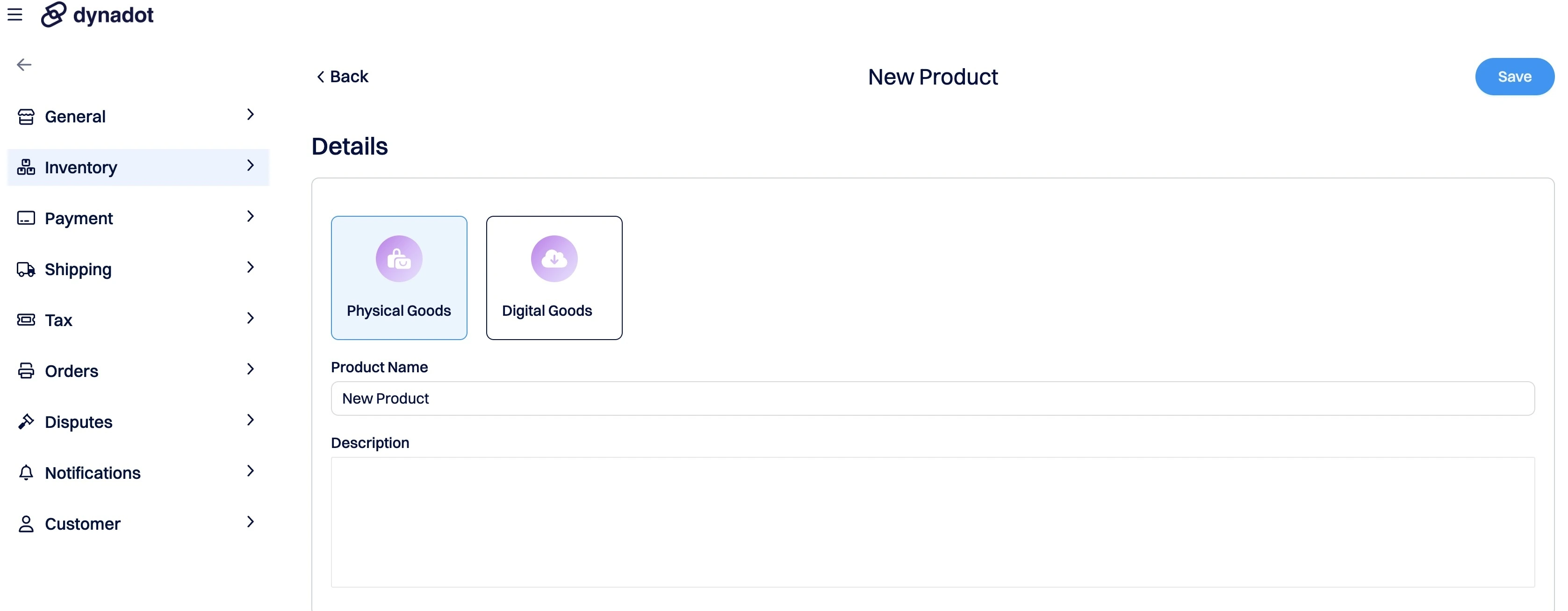 navigation bar in dynadot website builder