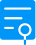 Icône de document/page avec une loupe (recherche dans un document)